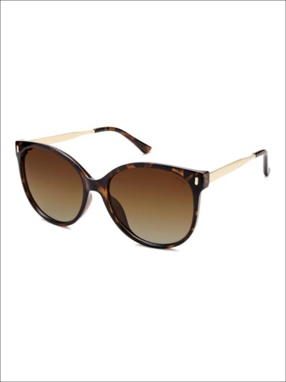Round Polarized Sunglasses Oversized Trendy UV Protection Shades